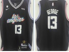 Nike Los Angeles Clippers #13 Paul George Black 2022-2023 City Jerseys