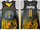 Nike Golden State Warriors #11 Klay Thompson Black 2022-23 City Jersey