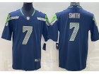 Seattle Seahawks #7 Geno Smith Blue Vapor Untouchable Limited Jersey