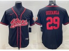 San Francisco 49ers #29 Hufanga Black Baseball Jersey