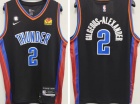 Nike Oklahoma City Thunder #2 Gilgeous-Alexander Black 2022-23 City Jersey