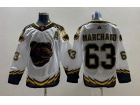 Adidas Boston Bruins #63 Brad Marchand White 2023 Reverse Jersey