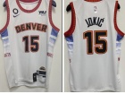 Denver Nuggets #15 Nikola Jokic White 2022-23 City Jersey