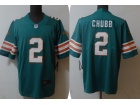 Miami Dolphins #2 Bradley Chubb Green Color Rush Limited Jersey