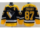 Adidas Pittsburgh Penguins #87 Sidney Crosby Black 2023 Reverse Jersey