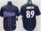 Baltimore Ravens #89 Mark Andrews Black Baseball Jersey