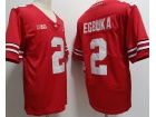 Ohio State Buckeyes #2 Emeka Egbuka Red Limited Jersey