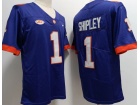 Clemson Tigers #1 Will Shipley Purple Limited Jersey