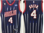 Nike Houston Rockets #4 Jalen Green Blue 2022-2023 City Jerseys