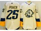 Adidas Buffalo Sabres #25 Owen Power White 2023 Reverse Jersey