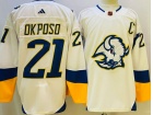 Adidas Buffalo Sabres #21 Kyle Okposo White 2023 Reverse Jersey