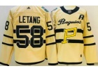 Adidas Pittsburgh Penguins #58 Kristopher Letang Cream Classic Jersey