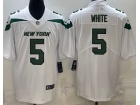 New York Jets #5 Mike White White Vapor Limited Jersey