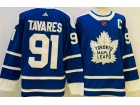 Adidas Toronto Maple #91 John Tavares Blue 2023 Reverse Jersey