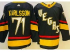 Adidas Vegas Golden Knights #71 William Krrlsson Black 2023 Reverse Jersey