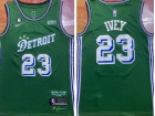 Detroit Pistons #23 Jaden Ivey Green Jersey