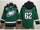 Philadelphia Eagles #62 Jason Kelce Green Hoodie