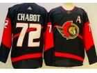 Adidas Ottawa Senators #72 Thomas Chabot Black 2023 Reverse Jersey