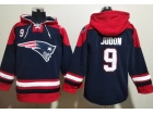 New England Patriots #9 Matthew Judon Blue Hoodie