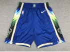 Milwaukee Bucks Blue 2022-23 City Shorts