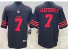 San Francisco 49ers #7 Colin Kaepernick Black New Style Limited Jersey