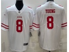 San Francisco 49ers #8 Steve Young White Limited Jersey