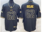 Philadelphia Eagles #62 Jason Kelce Black Golden Limited Jersey