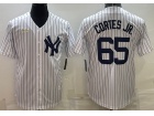 Nike New York Yankees #65 Nestor Cortes Jr. White Cool Base Jersey