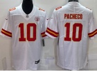 Kansas City Chiefs #10 Isiah Pacheco White Limited Football Jersey