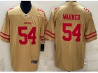 San Francisco 49ers#54 Fred Warner Yellow Vapor Limited Jersey