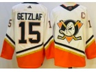 Anaheim Mighty Ducks #15 Ryan Getzlaf White 2023 Reverse Jersey