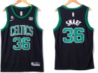 Nike Boston Celtics #36 Marcus Smart Black 75th Jersey