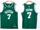 Nike Boston Celtics #7 Jaylen Brown Green Classic Jersey