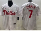 Nike Philadelphia Phillies #7 Trea Turner White Cool Base Jersey