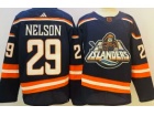 New York Islanders #29 Brock Nelson Blue Reverse Jersey