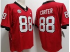 Georgia Bulldogs #88 Jalen Carter Red Limited Jersey