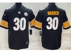 Pittsburgh Steelers #30 Jaylen Warren Black Limited Jersey