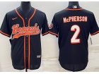 Cincinnati Bengals #2 Evan McPherson Black Baseball Jersey