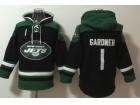 New York Jets #1 Sauce Gardner Black Hoodies