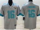 Jacksonville Jaguars #16 Trevor Lawrence Grey Inverted Jersey