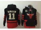 Chicago Bulls #11 DeMar Derozan Black Hoodies