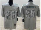 Philadelphia Eagles #26 Miles Sanders Grey Atmosphere Jersey