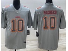 Kansas City Chiefs #10 Isiah Pacheco Grey Atmosphere Jersey