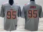 Kansas City Chiefs #95 Chris Jones Grey Atmosphere Jersey