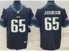 Philadelphia Eagles #65 Lane Johnson Black Limited Jersey