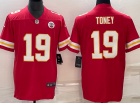 Kansas City Chiefs #19 Kadarius Toney Red Limited Jersey