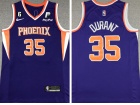 Nike Phoenix Suns #35 Kevin Durant Purple Jersey