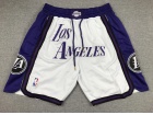 Nike Los Angeles Lakers White With Pockets City Shorts