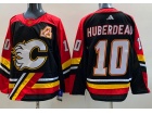 Adidas Calgary Flames #10 Jonathan Huberdeau Black 2023 Reverse Jersey