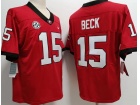 Georgia Bulldogs #15 Carson Beck Red Limited Jersey